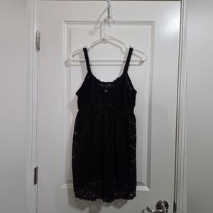 Torrid Black Lace Babydoll Lingerie